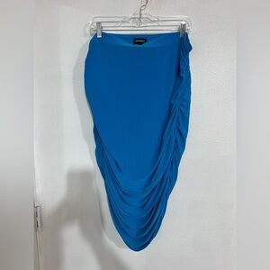 Express Blue, Midi, Rouge, pink skirt, XL, size NWT